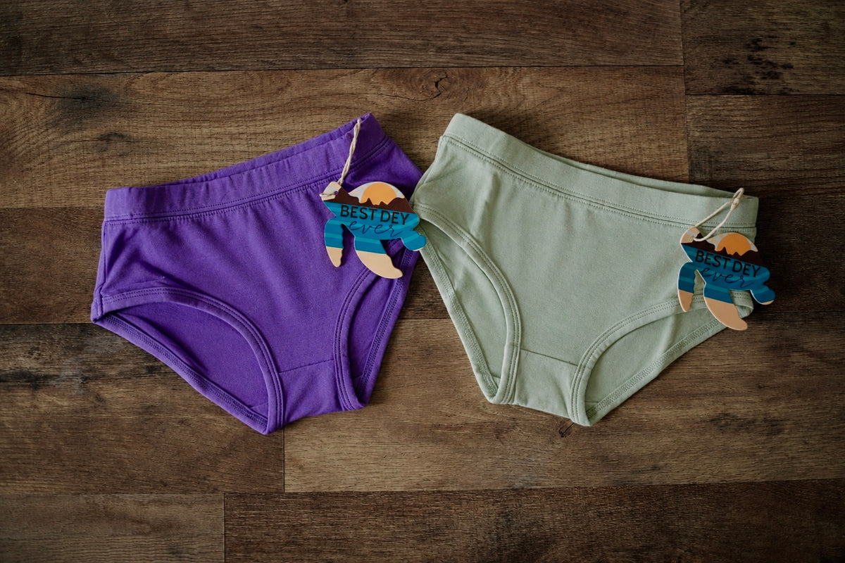 Sage Green Girls Undies