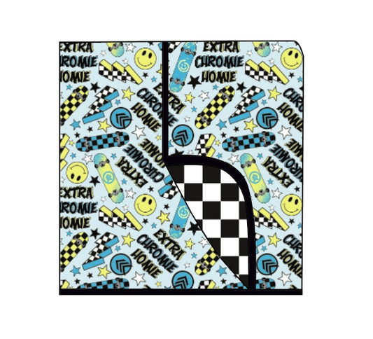 Extra Chromie Homie Double Layer Toddler Bamboo Blanket