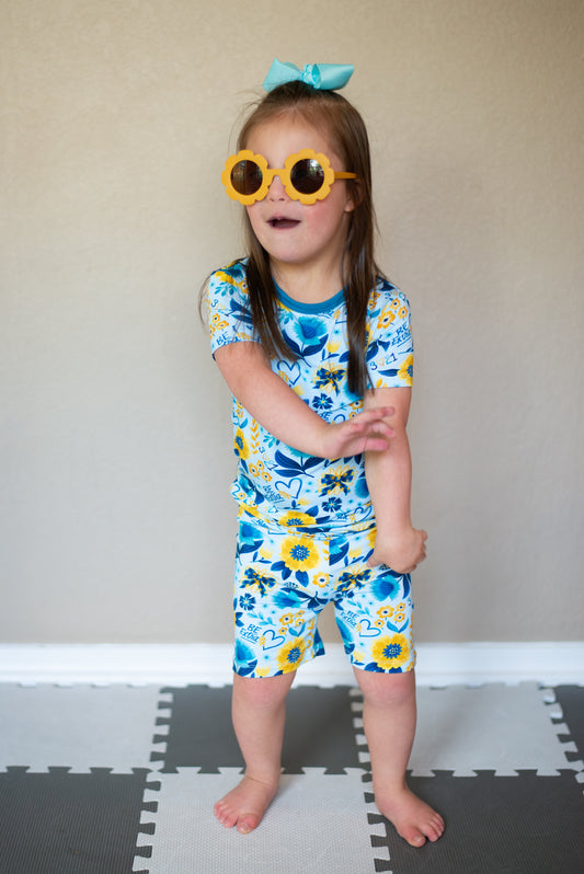 Be Extra Light Blue Two-Piece Set