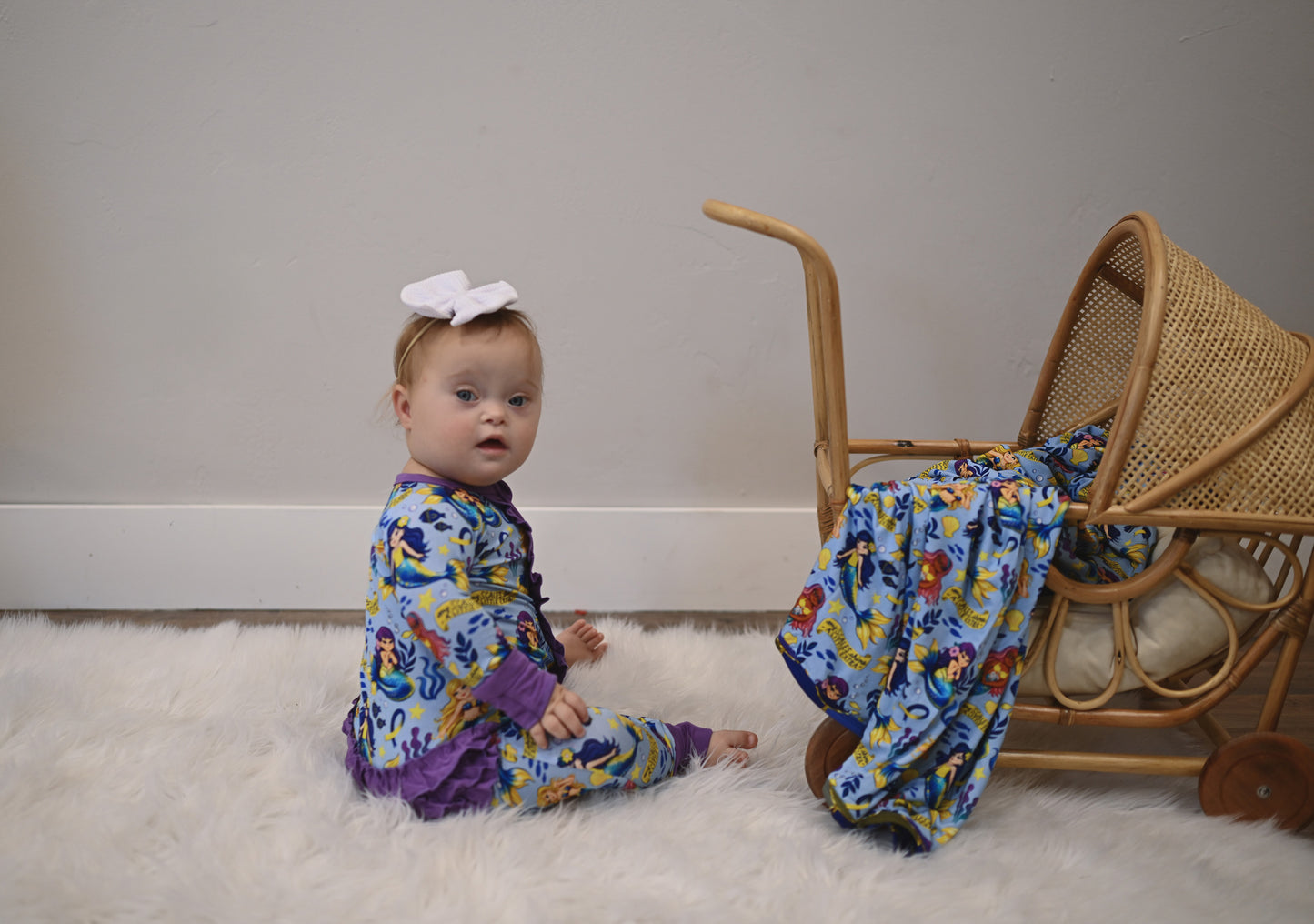 Mermaid Blanket Double Print