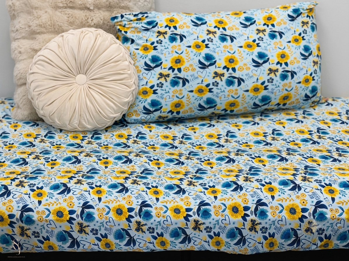 Be Extra Light Blue Pillow Case