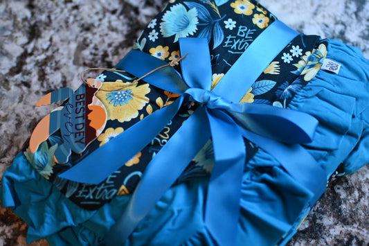 Be Extra Double Layer Mini Ruffle Bamboo Blanket