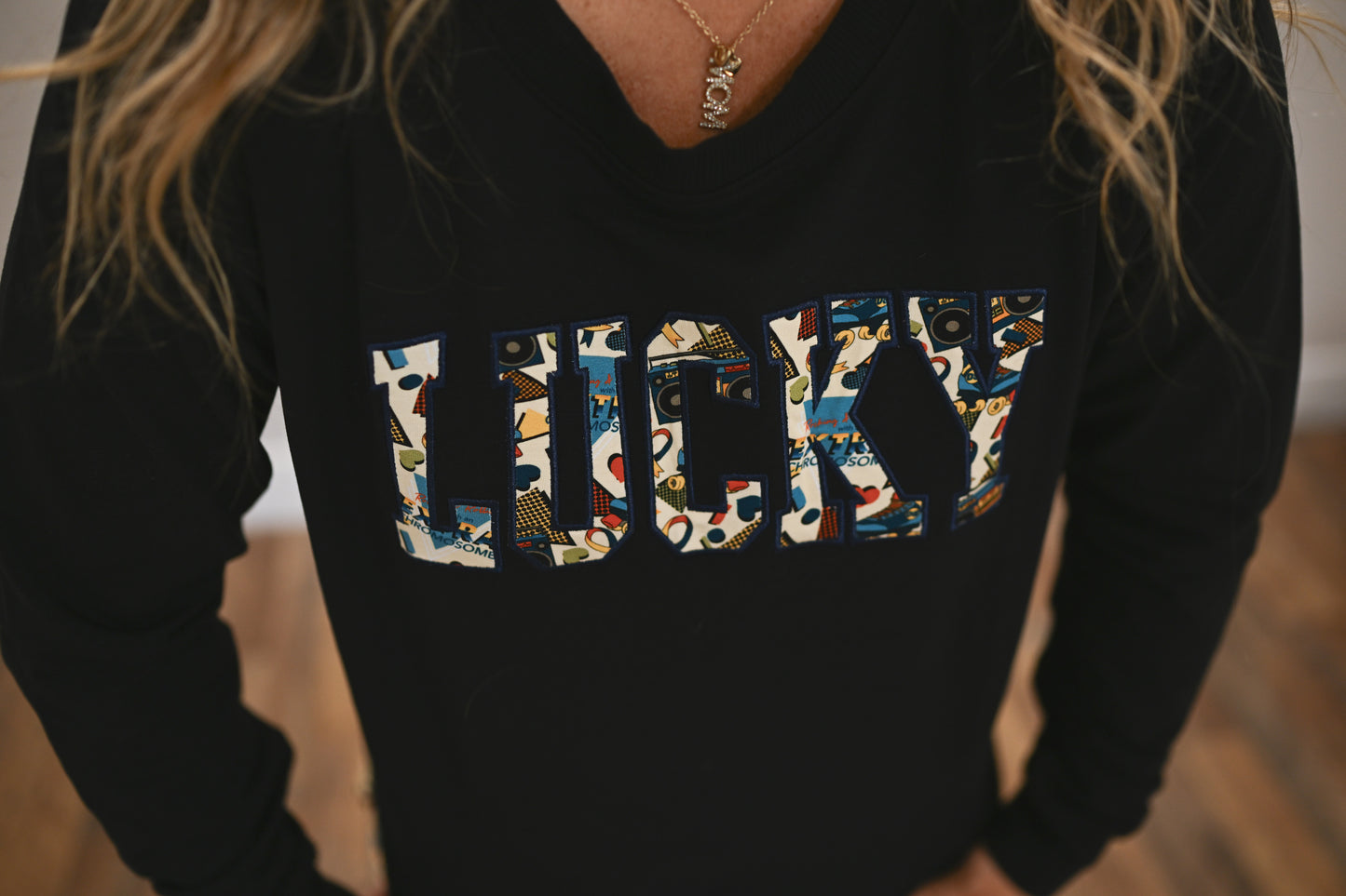 Rollin Lucky Bamboo French Terry Crewneck Sweater