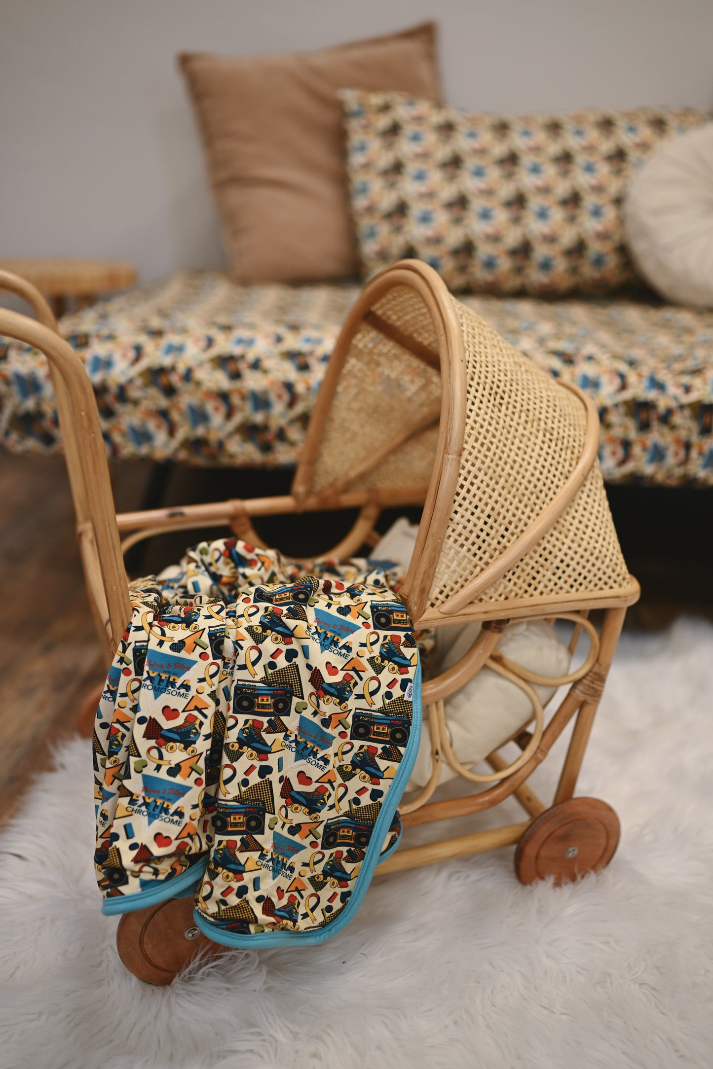 Double Layer Toddler Bamboo Blanket