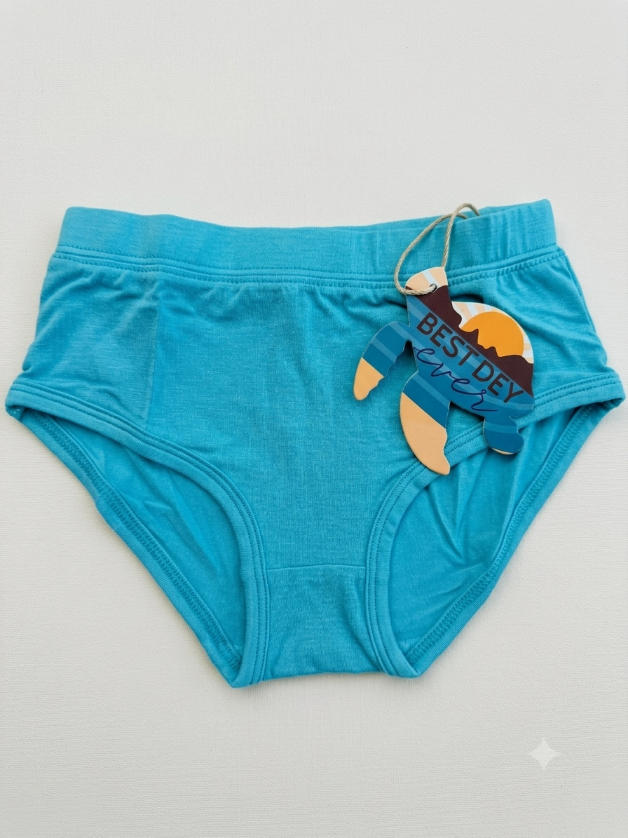 Solid Blue Girls Undies