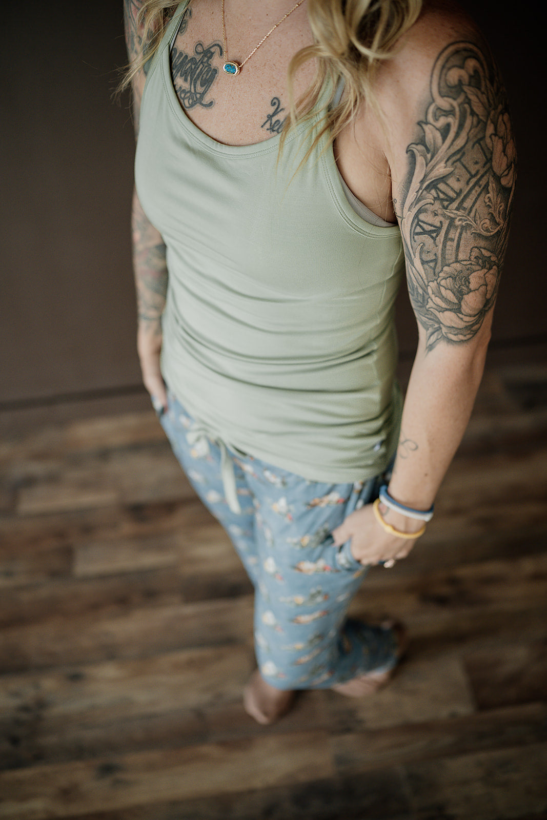 Sage Green Tank Top