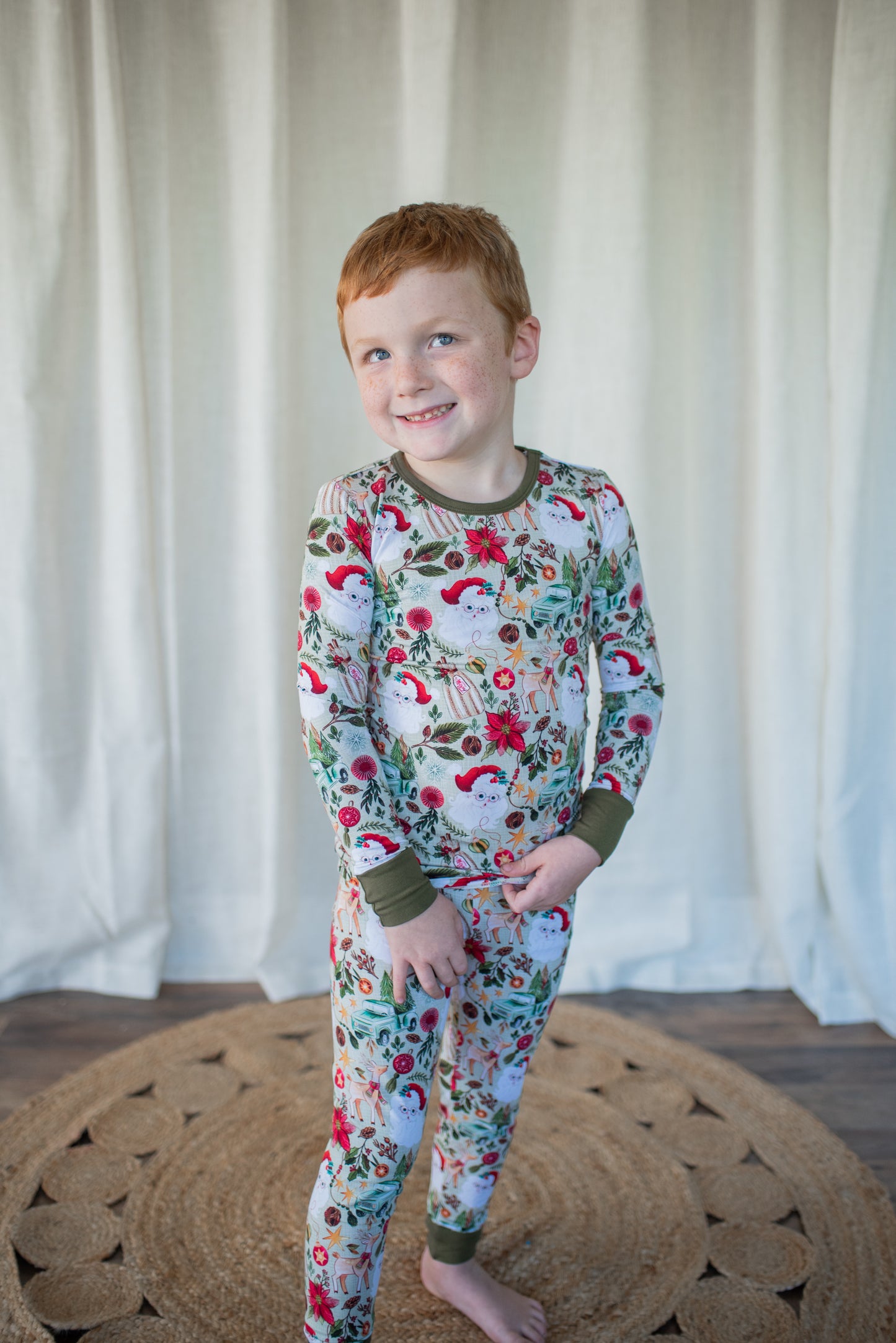 Country Claus Two-Piece Pants Set