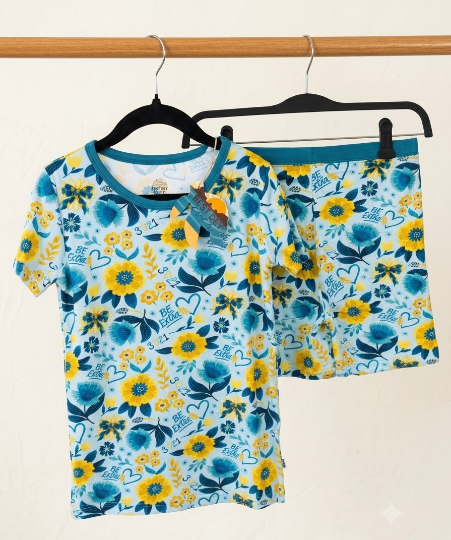Be Extra Light Blue Two-Piece Set