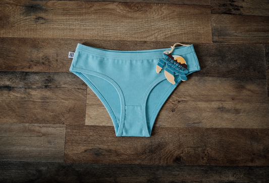 Aqua Blue Girls Undies